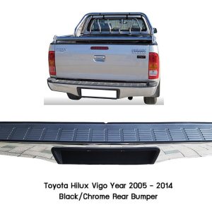 Bomper Trasero Cromado Toyota Hilux Vigo